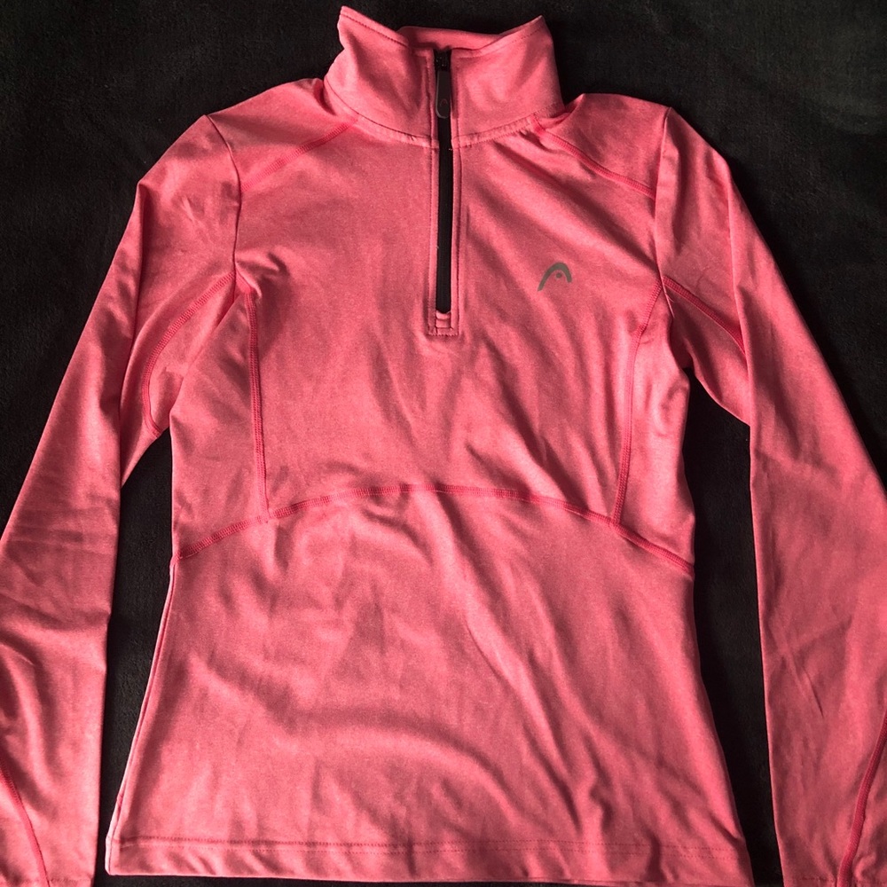 Zip Up Activewear Pullover - Long Sleeve Running